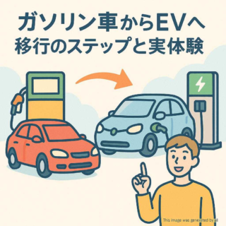 ガソリン車からEVへ：移行のステップと実体験