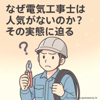 なぜ電気工事士は人気がないのか？その実態に迫る