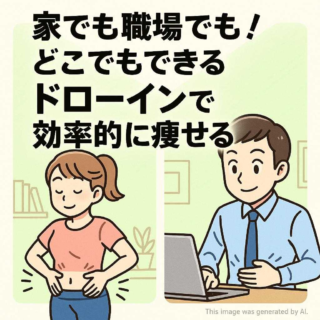 家でも職場でも！どこでもできるドローインで効率的に痩せる