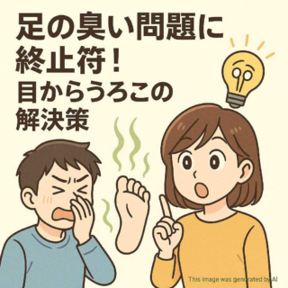足の臭い問題に終止符！目からうろこの解決策