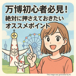 万博初心者必見！絶対に押さえておきたいオススメポイント