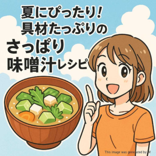 夏にぴったり！具材たっぷりのさっぱり味噌汁レシピ