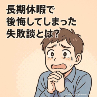 長期休暇で後悔してしまった失敗談とは？