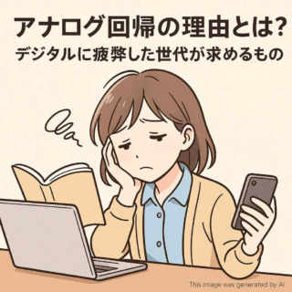 アナログ回帰の理由とは？デジタルに疲弊した世代が求めるもの