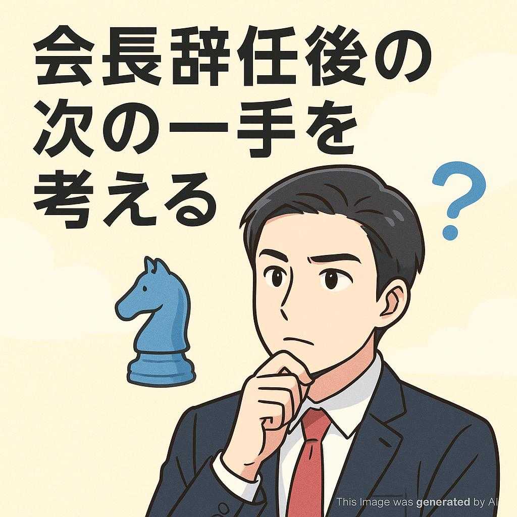 会長辞任後の次の一手を考える