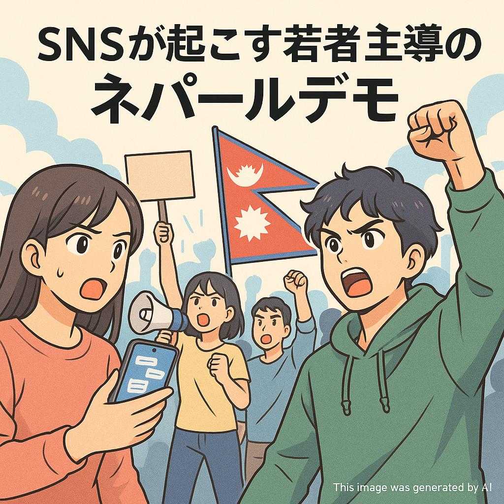 SNSが起こす若者主導のネパールデモ