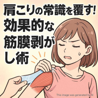 肩こりの常識を覆す！効果的な筋膜剥がし術
