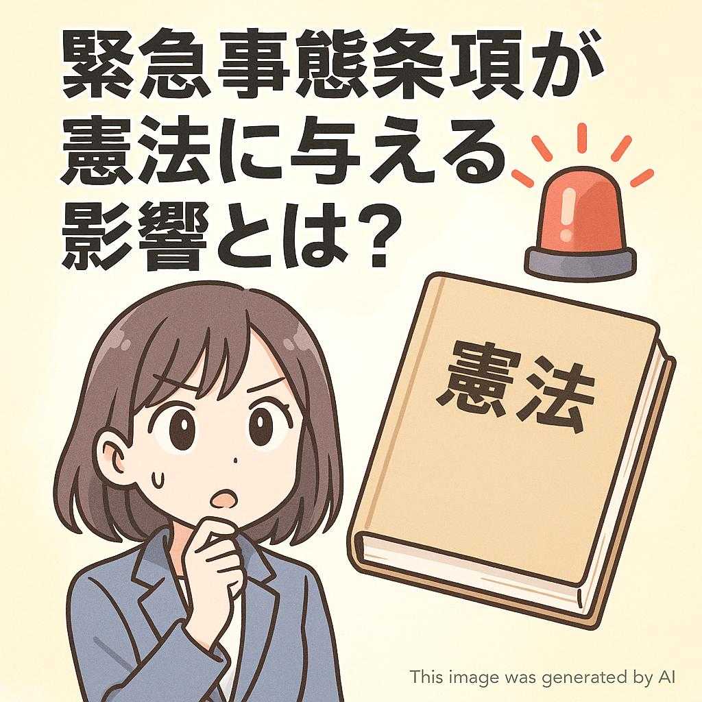 緊急事態条項が憲法に与える影響とは?