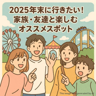 2025年末に行きたい！家族・友達と楽しむオススメスポット