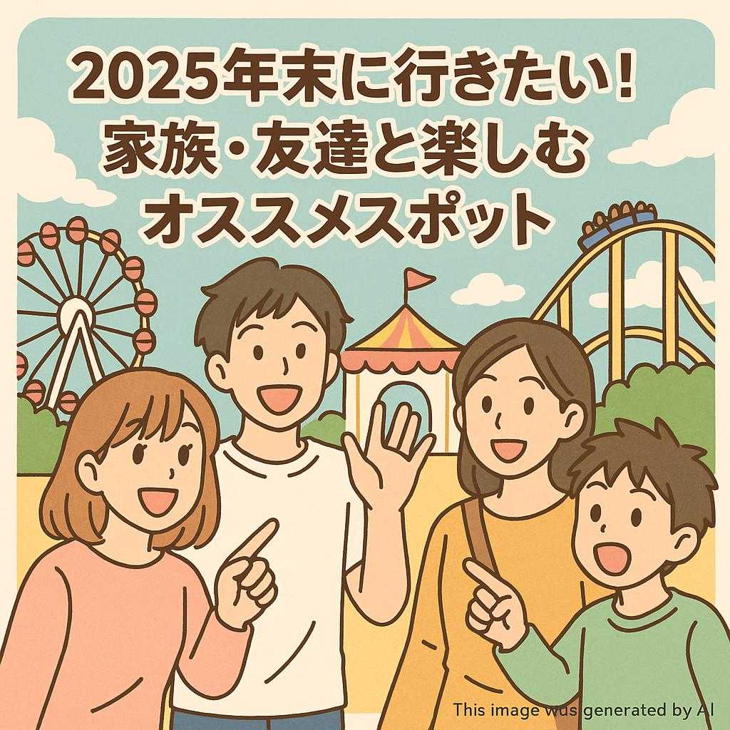 2025年末に行きたい!家族・友達と楽しむオススメスポット