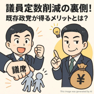 議員定数削減の裏側！既存政党が得るメリットとは？