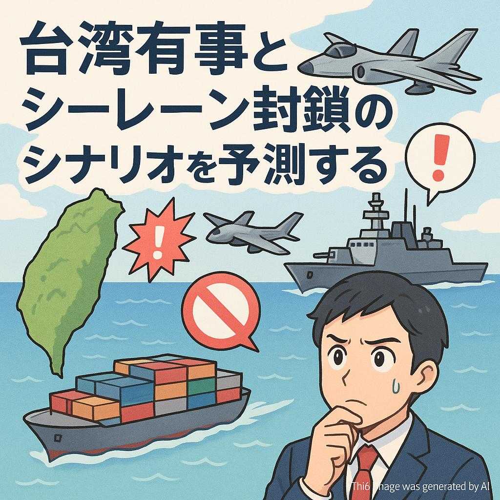 台湾有事とシーレーン封鎖のシナリオを予測する