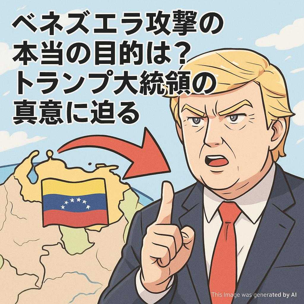 ベネズエラ攻撃の本当の目的は？トランプ大統領の真意に迫る