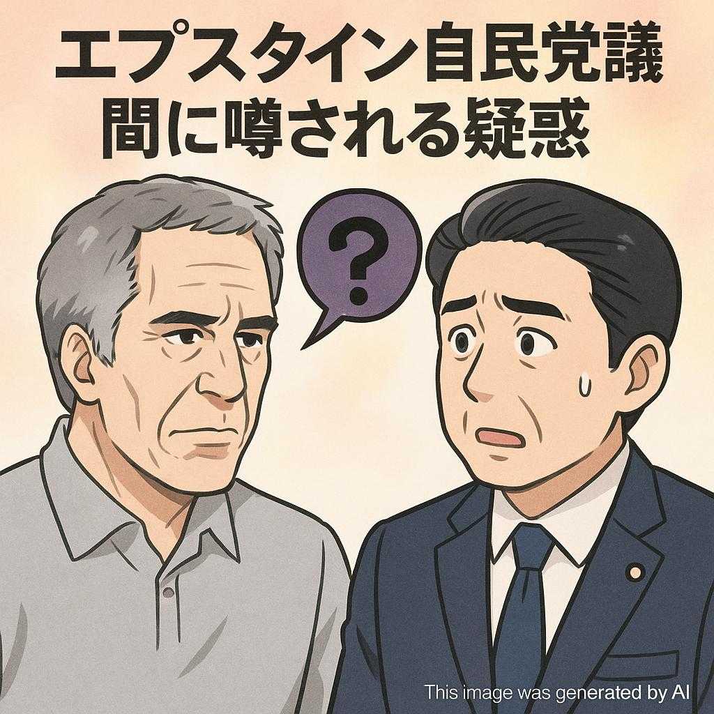 エプスタインと自民党議員間に噂される疑惑