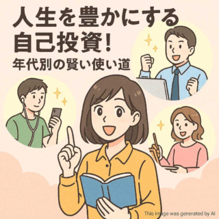 人生を豊かにする自己投資！年代別の賢い使い道