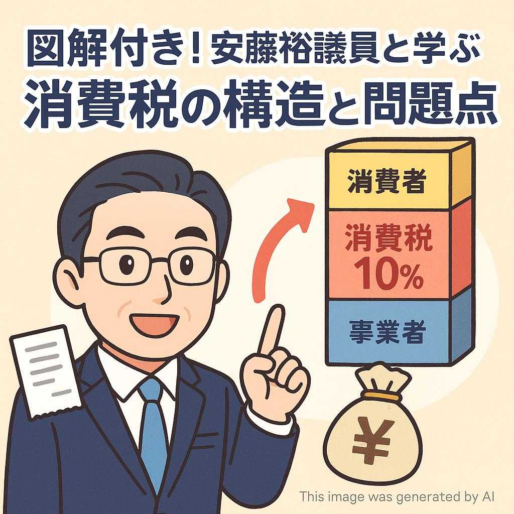 図解付き!安藤裕議員と学ぶ消費税の構造と問題点