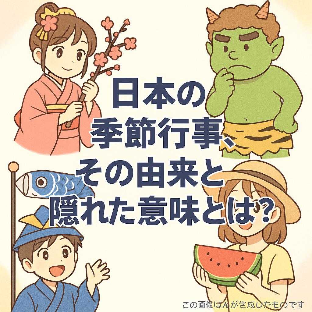 日本の季節行事、その由来と隠れた意味とは？