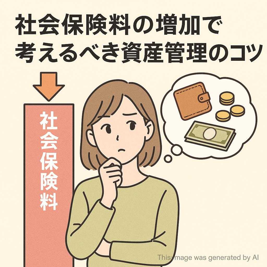 社会保険料の増加で考えるべき資産管理のコツ