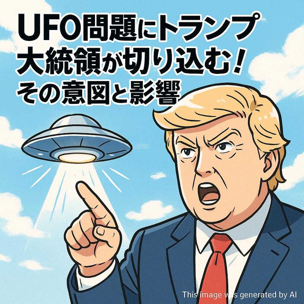 UFO問題にトランプ大統領が切り込む！その意図と影響