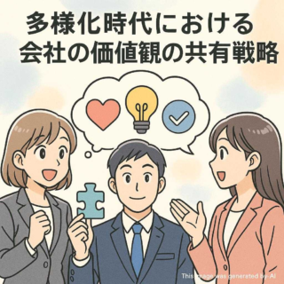 多様化時代における会社の価値観の共有戦略