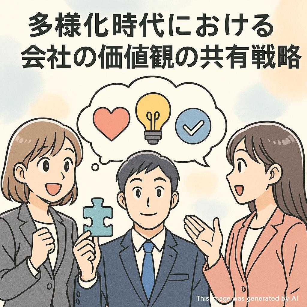 多様化時代における会社の価値観の共有戦略