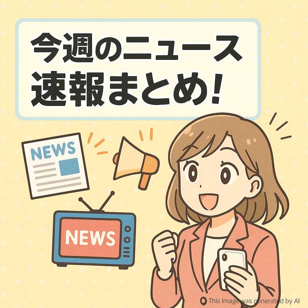 今週のニュース速報まとめ！