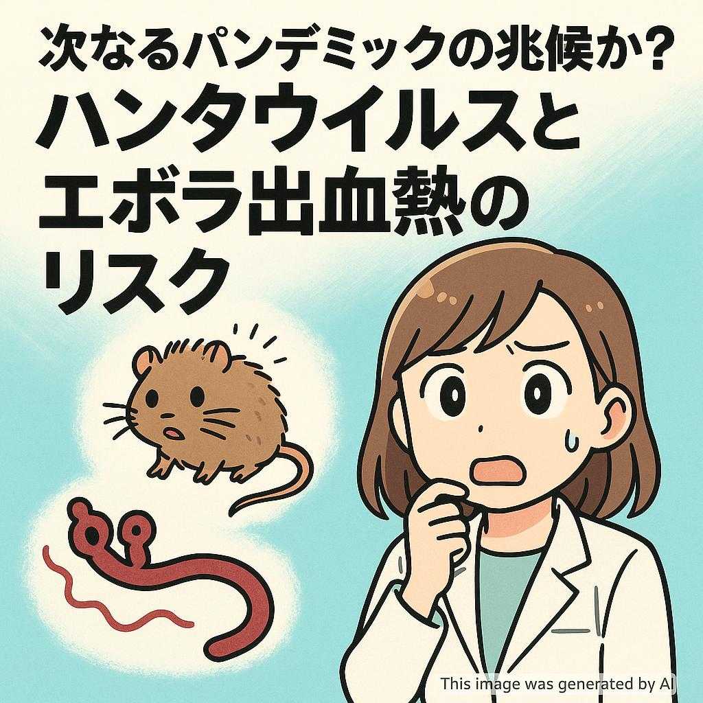 次なるパンデミックの兆候か？ハンタウイルスとエボラ出血熱のリスク