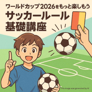 ワールドカップ2026をもっと楽しもう！サッカールール基礎講座