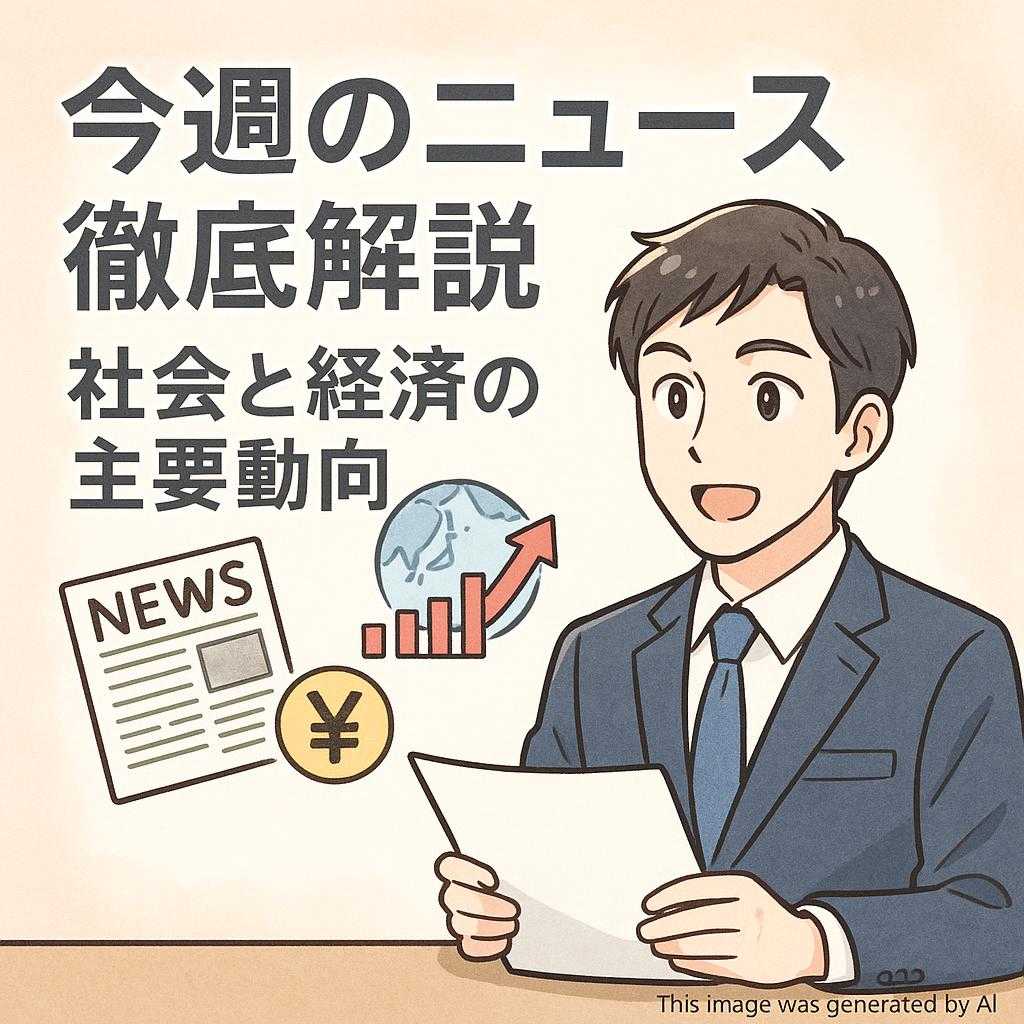 今週のニュース徹底解説 社会と経済の主要動向