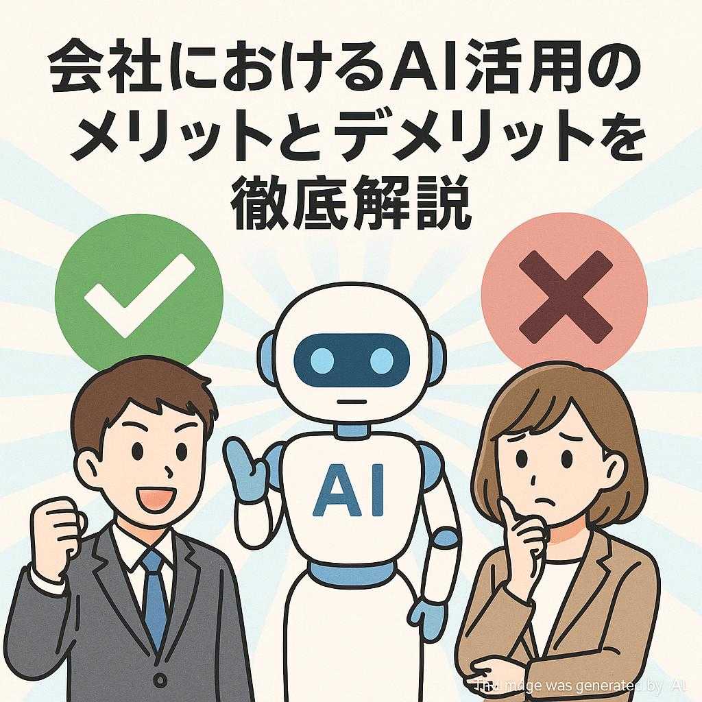 会社におけるAI活用のメリットとデメリットを徹底解説