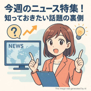 今週のニュース特集！知っておきたい話題の裏側