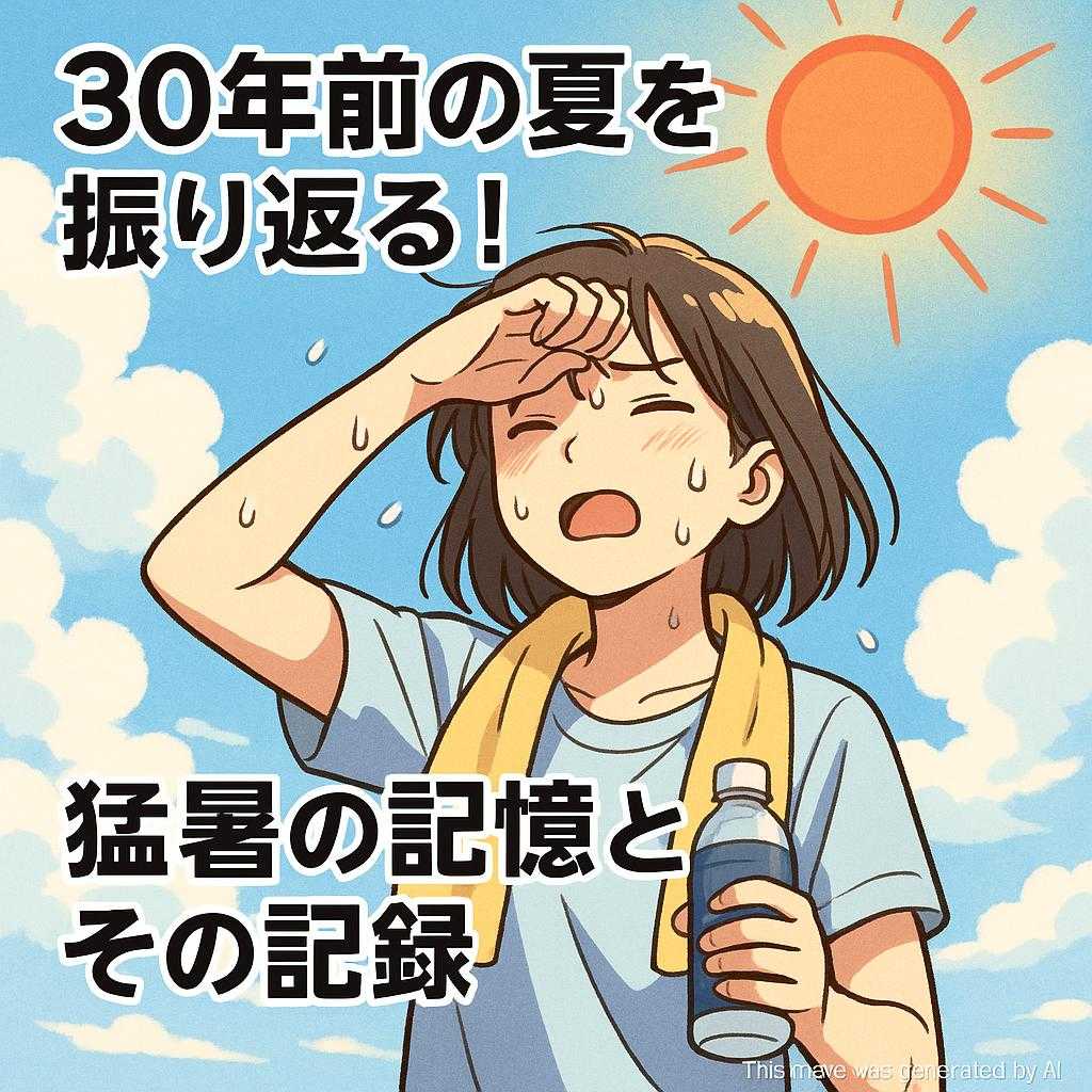 30年前の夏を振り返る!猛暑の記憶とその記録