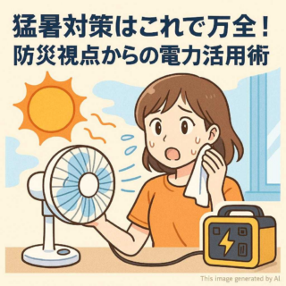 猛暑対策はこれで万全！防災視点からの電力活用術