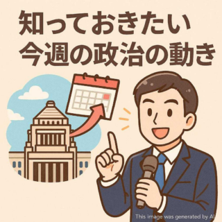 知っておきたい 今週の政治の動き