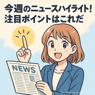 今週のニュースハイライト！注目ポイントはこれだ